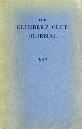 Climbers' Club 1940 Journal cover